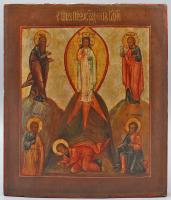 Старинная живописная икона «Преображение Господне», дерево, Россия, 19 в.