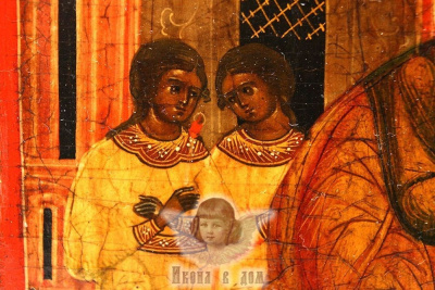 Старинная древнерусская икона «Введение во храм Пресвятой Богородицы», Россия, Москва, 19 в.