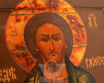 Древняя икона «Спас Вседержитель», Россия, Гуслицы, кон. 19 в.