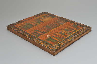 Антикварная минейная икона на март (минея), дерево, Россия, кон. 19, нач. 20 вв.