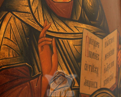 Древняя икона «Спас Вседержитель», Россия, Гуслицы, кон. 19 в.