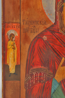 Древнерусская икона Божией Матери «Тихвинская», дерево, Россия, к. 19 в.