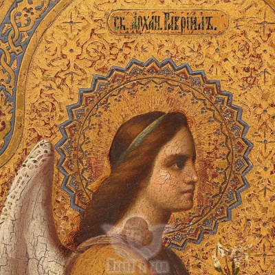 Храмовая русская икона «Архангел Гавриил», Россия, посл. четв. 19 в.