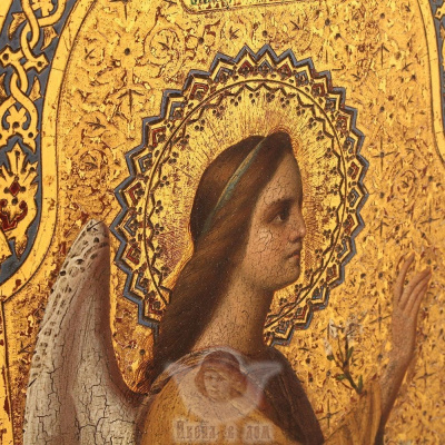 Храмовая русская икона «Архангел Гавриил», Россия, посл. четв. 19 в.