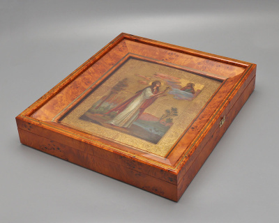 Старинная икона «Святая мученица Александра», дерево, Россия, 19 в.