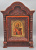 Антикварная деревянная икона Богородицы Калужской, живопись, Россия, кон. 19 в.