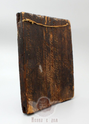 Старинная деревянная икона Священномученик Антипий, Поволжье, к. 19 в.