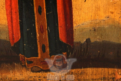 Старинная древнерусская икона «Святая Царица Александра» (Римская), Средняя Русь, к. 19 в.