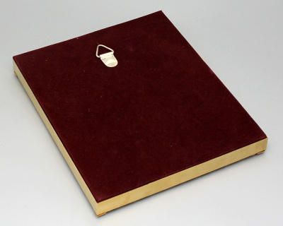 Современная икона «Богородица Донская», финифть, серебро 925 пр., Ростов, нач. 21 в.