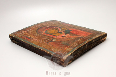 Старинная деревянная икона «Божия Матерь Казанская», Россия, Поволжье