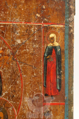 Старинная деревянная икона «Божия Матерь Казанская», Россия, Поволжье