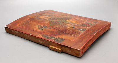 Старинная деревянная икона «Николай Чудотворец», Гуслицы (Егорьевск), 2-я пол. 19 в.